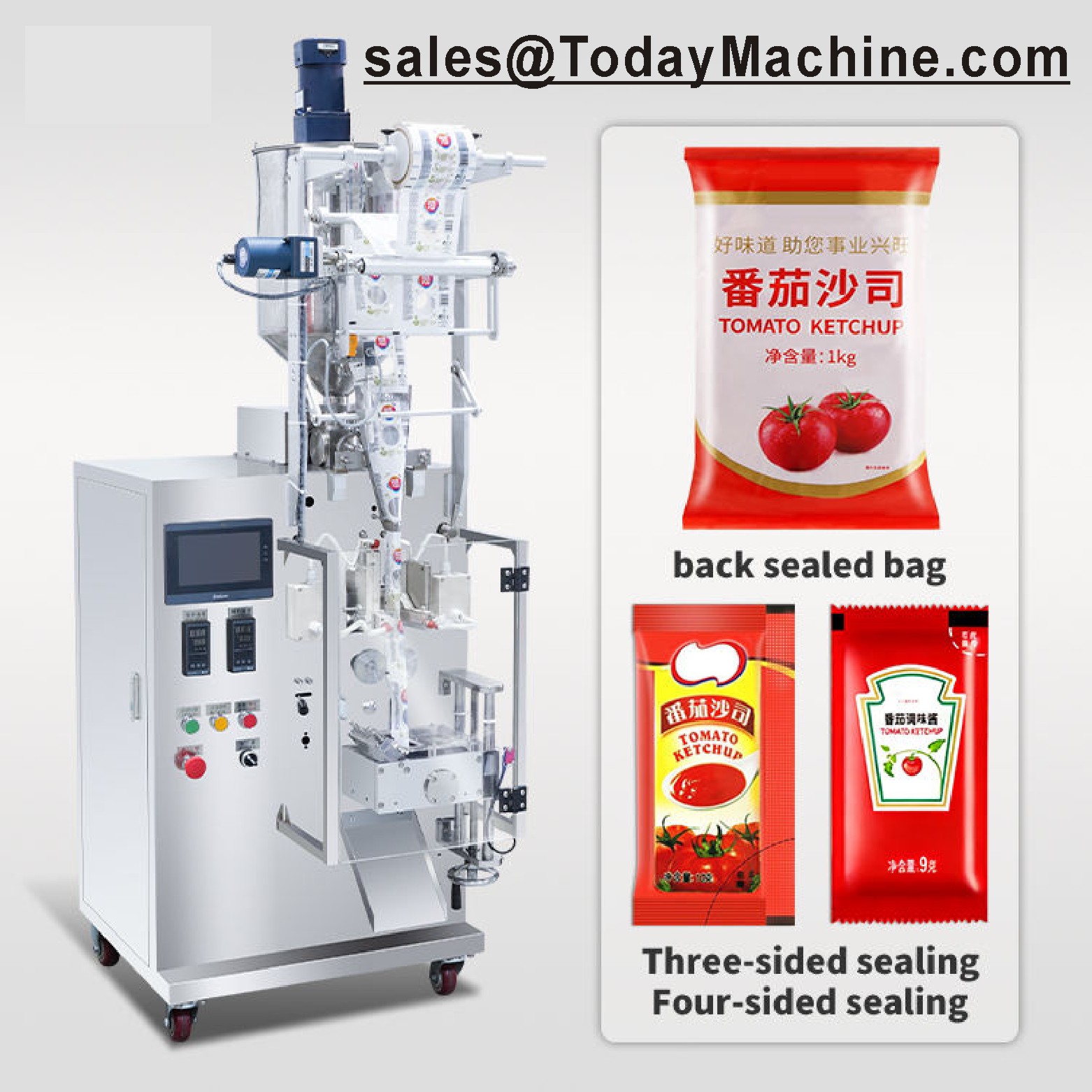 Packaging - Vertical Form Fill Seal Sauce Oil