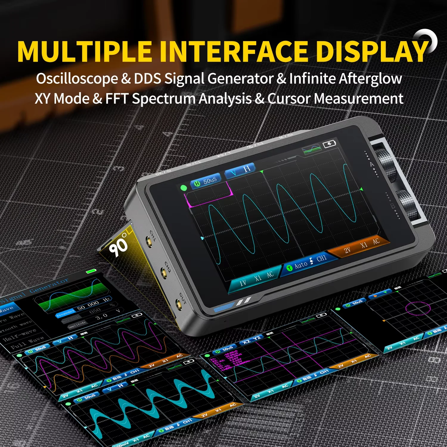 FNIRSI DS215H 2 IN 1 Handheld  - Fnirsi Digital Oscilloscope Handheld 评论和价格