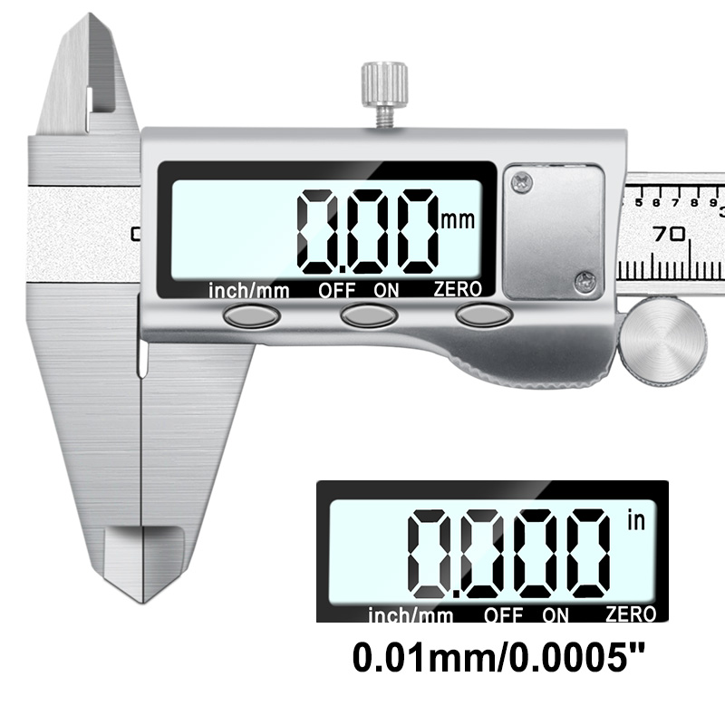 6 Inch High Precision Metal Ma - Digital Caliper 150Mm Stainless Steel 评论和价格