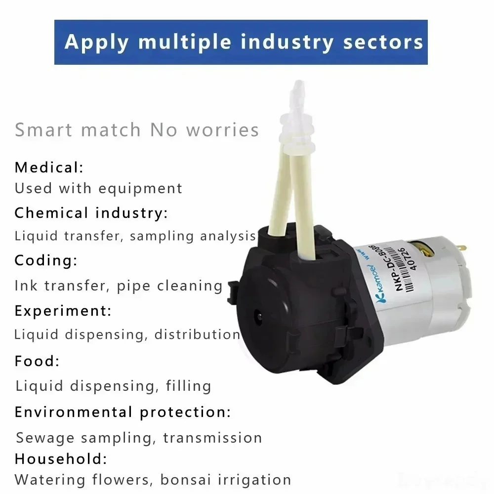Kamoer DC 12V 24V Dosing Pump  - Mini Peristaltic Pump 12V 评论和价格