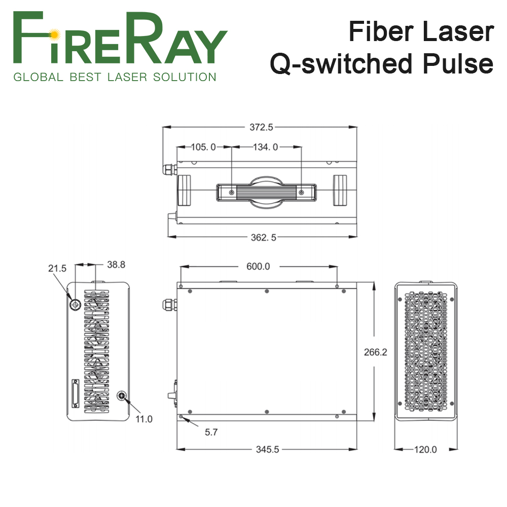 FireRay MAX Q-switched Pulse F - Fiber Laser Marking Machine 30W 评论和价格