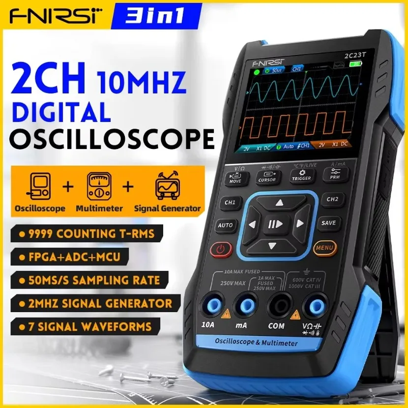 FNIRSI 2C23T Handheld Digital  - Fnirsi Digital Oscilloscope Handheld 评论和价格